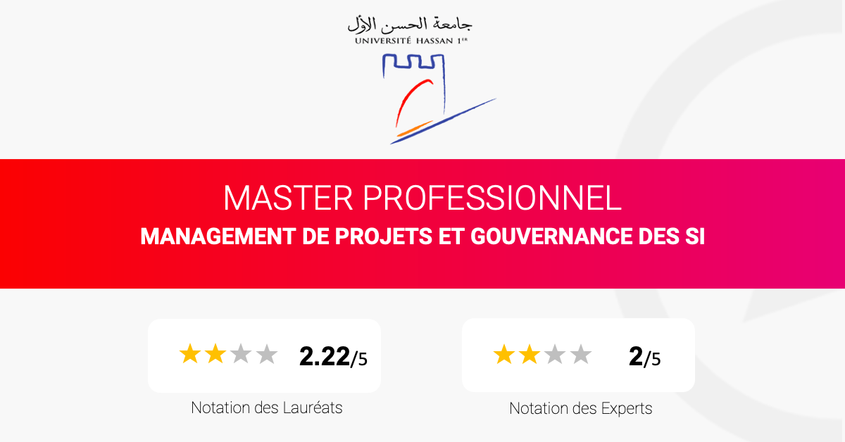 Master en Management de projets et systèmes d'information (Université ...