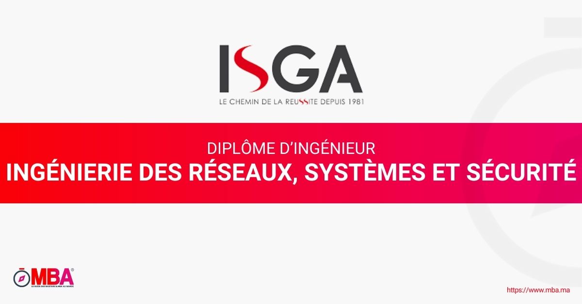 Ingénierie des Réseaux, Systèmes et Sécurité (ISGA)